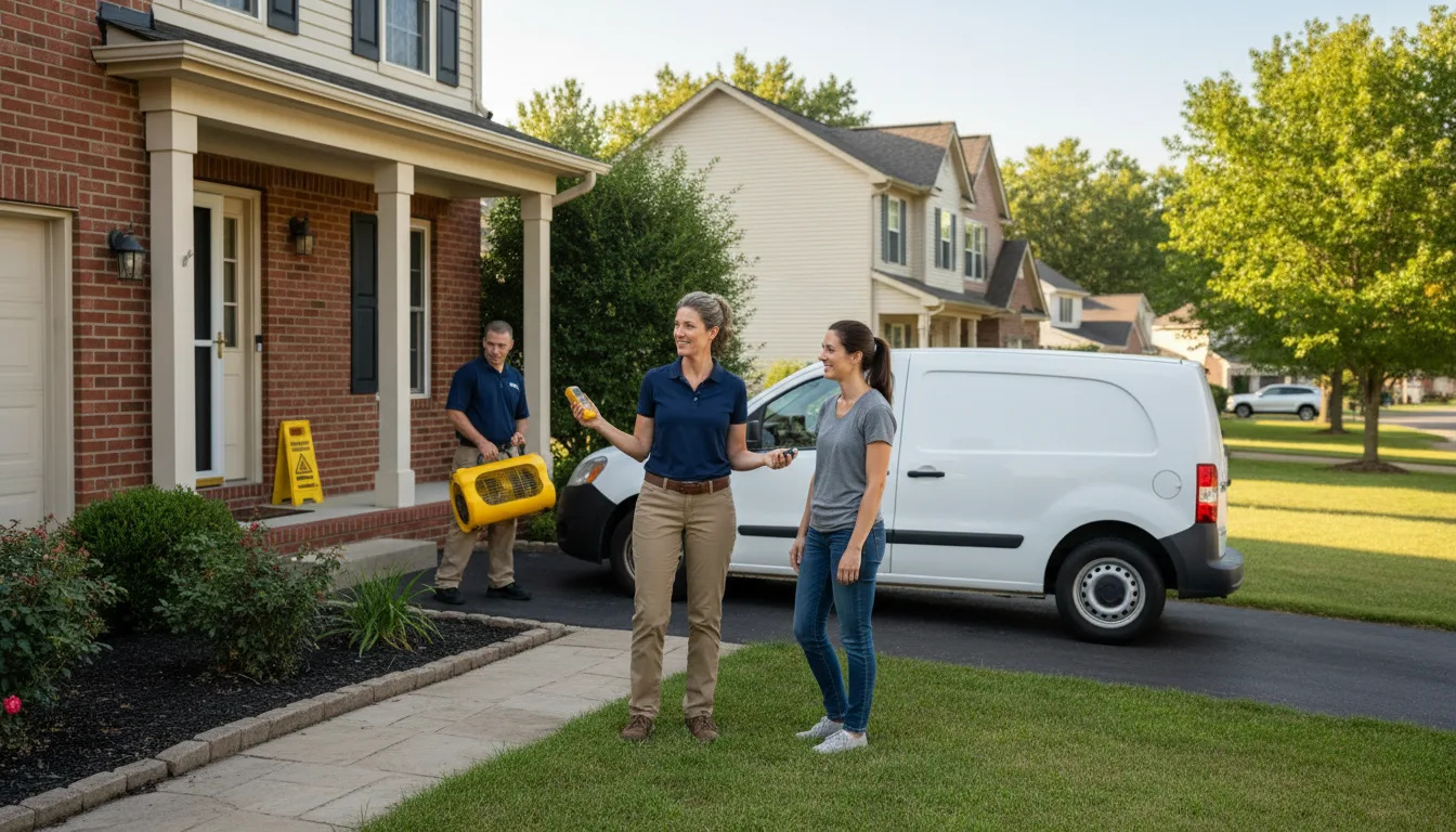 Water restoration image for Water Damage & Restoration Services in Concord, MI